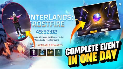 How To Complete Winterland Frostfire Event Winterland Event Free Fire