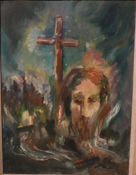 Jesus On The Cross Painting at PaintingValley.com | Explore collection ...