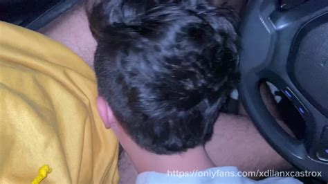 Cruising Uber Fucks A College Student Bareback In The Car In Public And Cums Inside His Ass