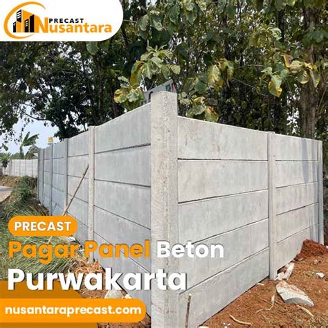 Harga Pagar Panel Beton Purwakarta Material Jasa Borongan