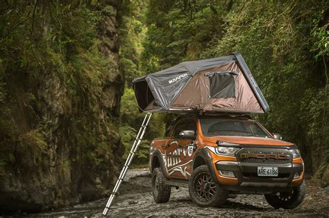 IKamper Skycamp Roof Top Tent On Top Of A Ford Ranger More Info About