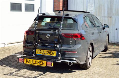 Fahrradtr Ger F R Vw Golf Viii Gti Cd Paulchen Hecktr Ger Ohne Ahk