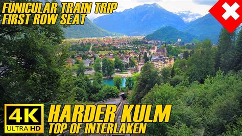 Harder Kulm Funicular Trip First Row Seat Experience Best Views