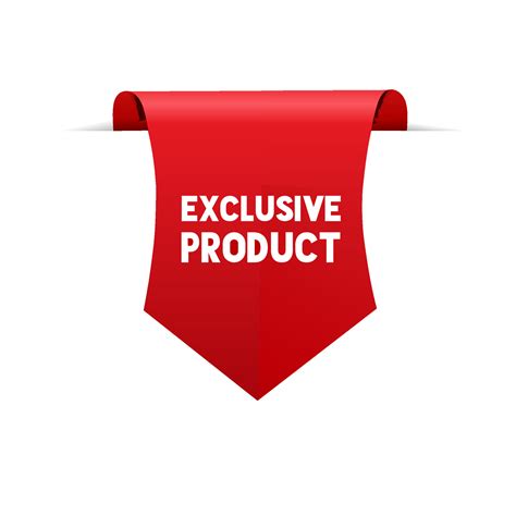 Exclusive product banner design. Exclusive product icon. Exclusive