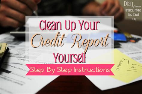 Clean Up Your Credit Report Yourself