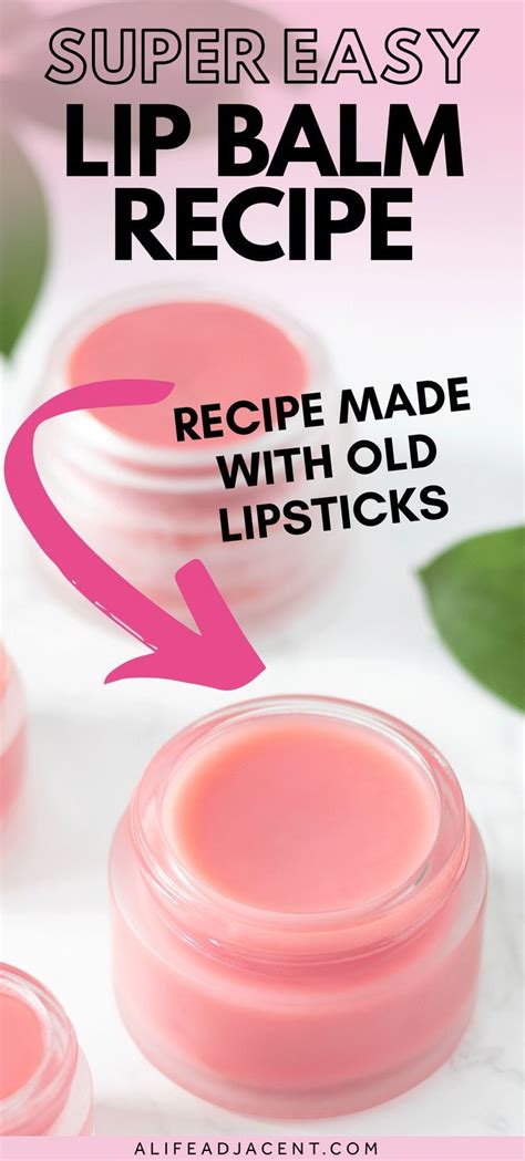 Diy Tinted Lip Balm With Old Lipstick Artofit