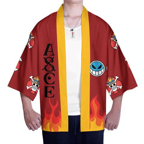 One Piece Kimono Portgas Ace Kimono Clothes Got1308 ®one Piece Merch