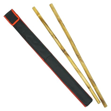 Cod Dvx Arnis Set With Bag Case Kali Escrima Rattan Sticks Training