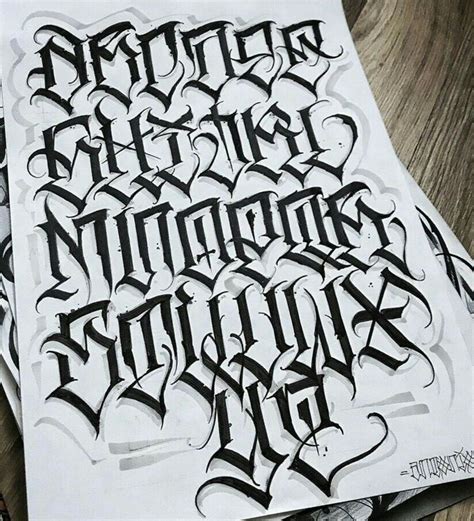 Pin By On Chicano Tattoo Fonts Art Lettering Styles