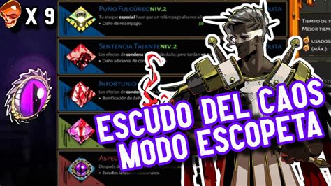 Hades Lluvia De Escudos Con El Aspecto Del Caos Escudo Build Pc