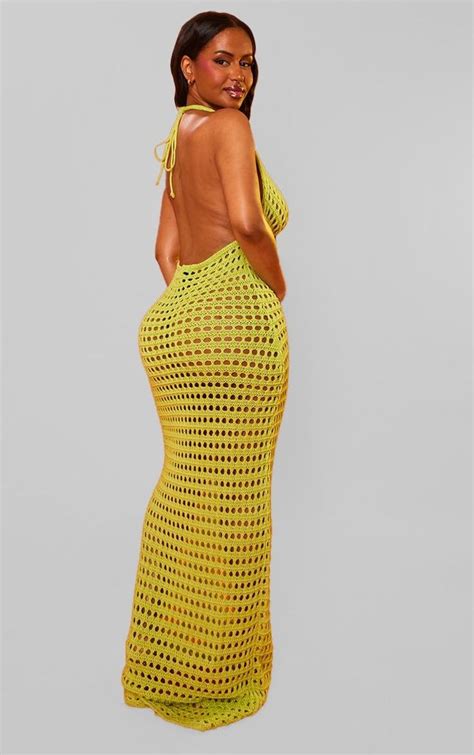 Crochet Bodycon Dress For Women In 2024 Crochet Maxi Dress Backless Dress Pattern Crochet Dress