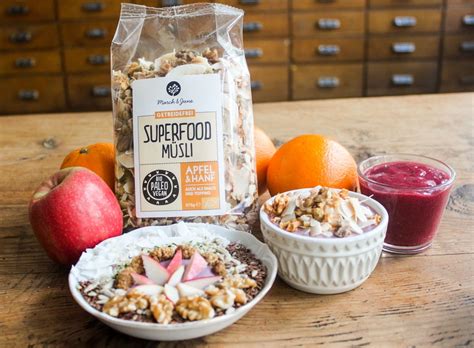 Bio Superfood Müsli glutenfrei Apfel & Hanf | Leni & Hans