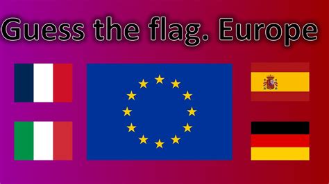 Guess The European Flag European Flag Quiz YouTube