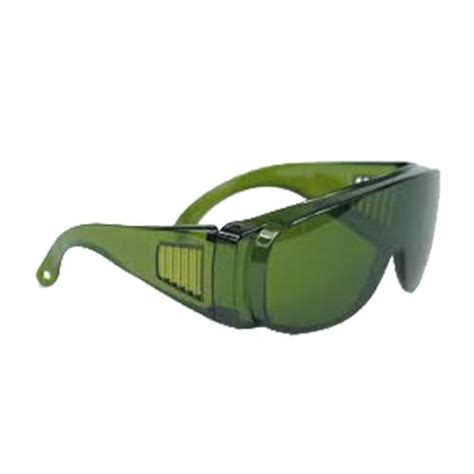 Green Safety Glasses Spectacles Wrap Around