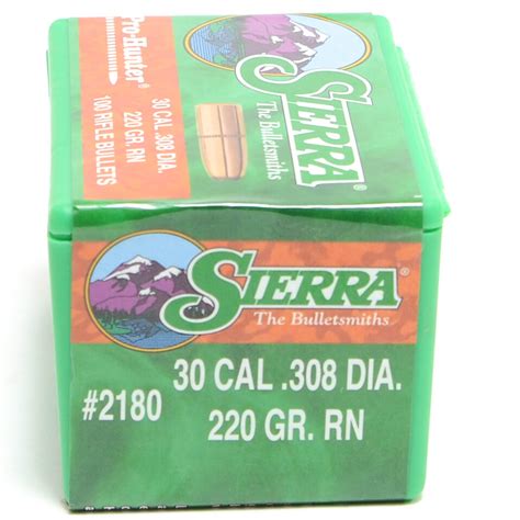 Sierra Grain Round Nose Pro Hunter Hunter Bullets