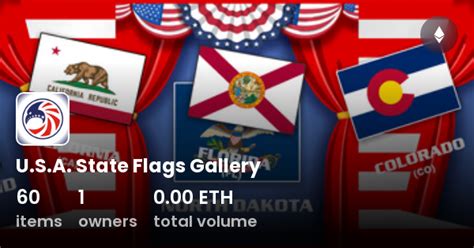 Usa State Flags Gallery Collection Opensea