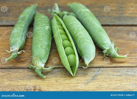 Fresh Pea Pods Stock Photo Image Of Ingredients Green 42173228