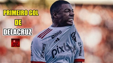 GOLAÇO DO MENGÃO DELACRUZ FAZ SEU 1 ATLETICO GO X FLAMENGO