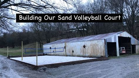 Beach Volleyball Court Construction Beach Volleyball Court Construction ...