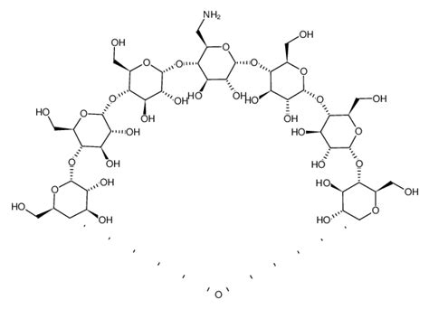29390 67 8单 6 氨基 6 去氧 β 环糊精cas号29390 67 8单 6 氨基 6 去氧 β 环糊精【结构式