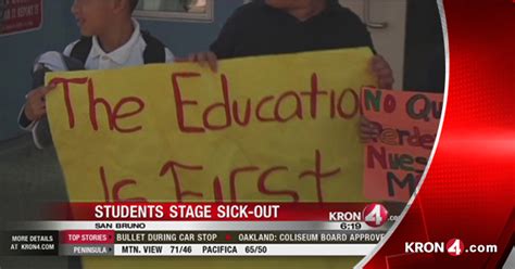 Video Peninsula Students Stage Sick Out