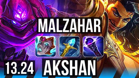 Malzahar Vs Akshan Mid Games Rank Malz Br