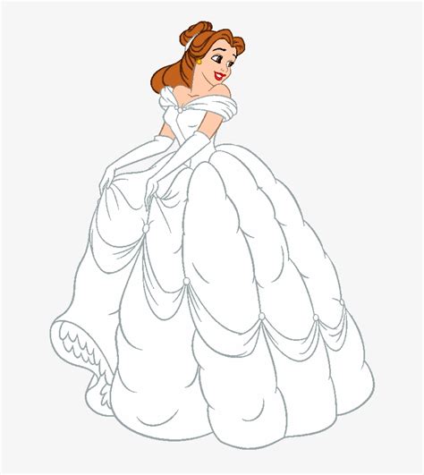 Wedding Dress Clipart Belle Belle Wedding Dress Disney Cartoon