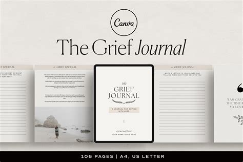 The Grief Journal Canva Template