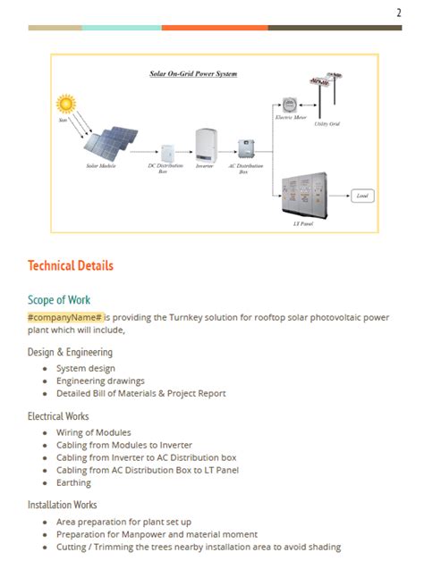 Solar Proposal Template For Different Project Types Solar Crm