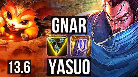 Gnar Vs Yasuo Top Rank Gnar M Mastery Games