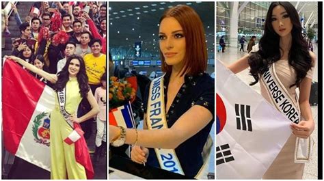 Miss Universo 2019 Miss Perú Y Otras Reinas De Belleza Arriban Al