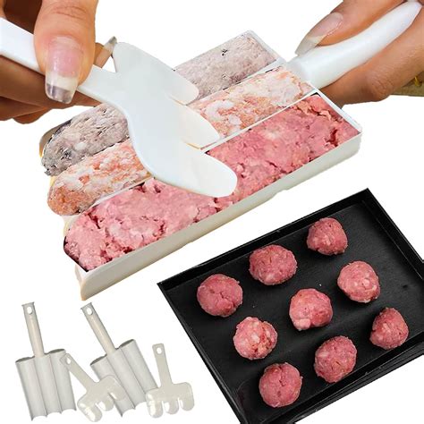 Amazon Pcs Triple Meatball Maker Tool Kitchen Meatball Mold