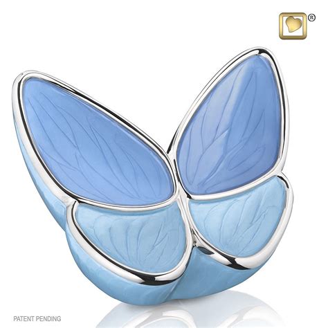 Butterfly Baby Urn in Blue - Small (Wings of Hope-3 cubic inches ...