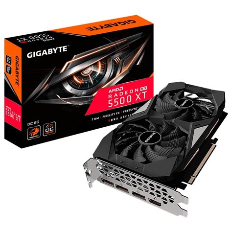 Placa De V Deo Gigabyte Amd Radeon Rx Xt Oc Gb Gddr Gv