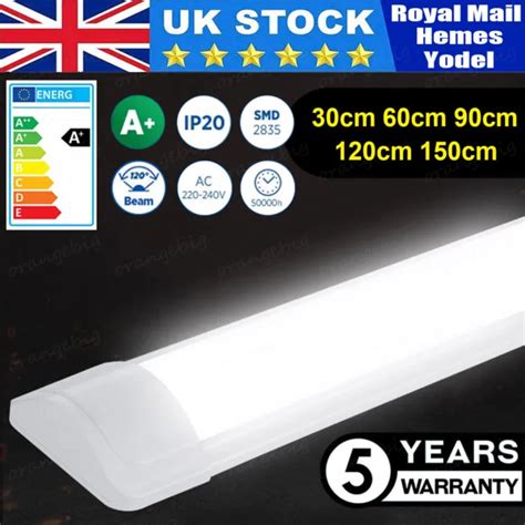 Led Strip Light Batten Tube Office Shop Ft Ft Ft Ft Ft Garage