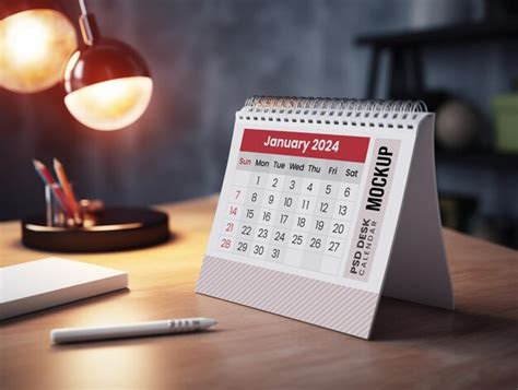 Premium Psd Psd Calendar Mockup