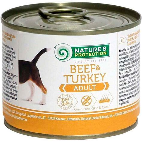 ≡ Вологий корм для собак Nature`s Protection Adult з яловичиною та ...