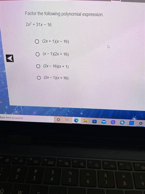 Answered Factor The Following Polynomial Bartleby