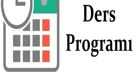 2024 2025 Eğitim Öğretim Yılı Sınıf Ders Programları Aldemir Atilla