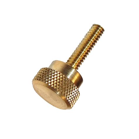 8 32 Brass Thumb Screws Knurled Head Solid Brass Machine Screws Buy Brass Knurled Thumb Screw