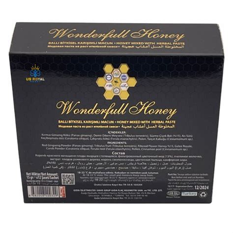 Wonderful Honey Male Enhancement Black Box Sachets G Us