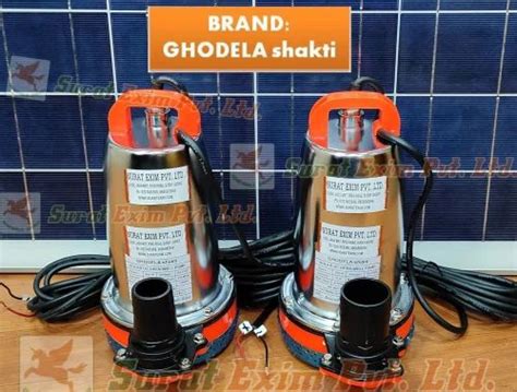 Ghodela Shakti Dc Solar Open Well Submersible Pump At Rs Piece