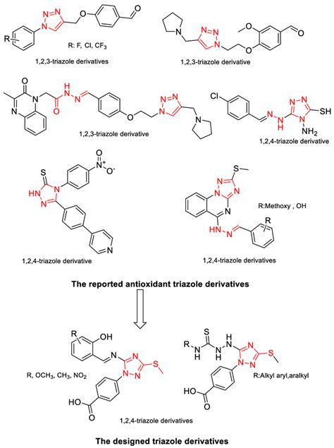 The Reported And Designed Triazole Derivatives Download Scientific