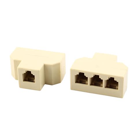 Plastic Rj To Female Telephone Cable Line Modular Connector