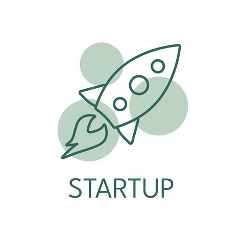Premium Vector | Startup color icon Logo style