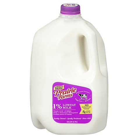 Prairie Farms Lowfat Milk Gl Gallon Milk Harter House