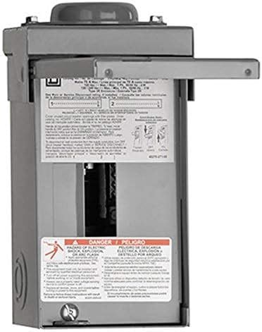 Square D By Schneider Electric HOM612L100RBCP Homeline 100 6 Space