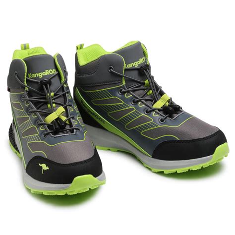 Trekkingschuhe KangaRoos K Scout Rtx 18544 000 2014 Steel Grey Lime