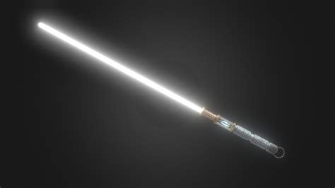 White LightSaber 3D Model By Sangheilis (@Sangheilis), 54% OFF