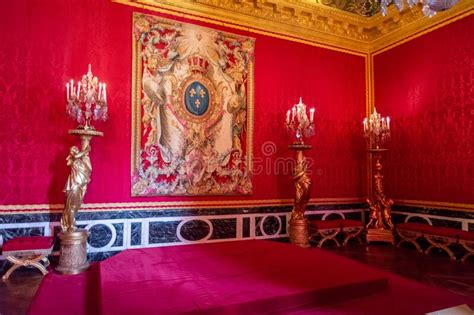 The Throne S Room at Versailles Editorial Stock Photo - Image of ...